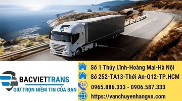 Vận chuyển hàng hóa Bắc Nam bắc Việt FT